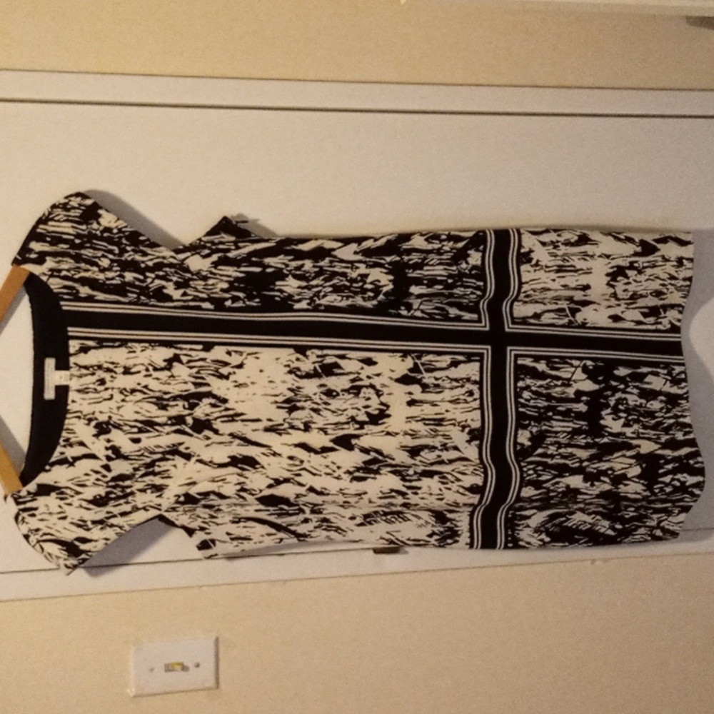 London Style Collection Black And White Dress Size 14